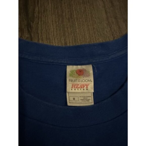 Vintage 90s Duke Blue Devils T Shirt Mens Medium Center Logo NCAA Basketball - Picture 3 of 5